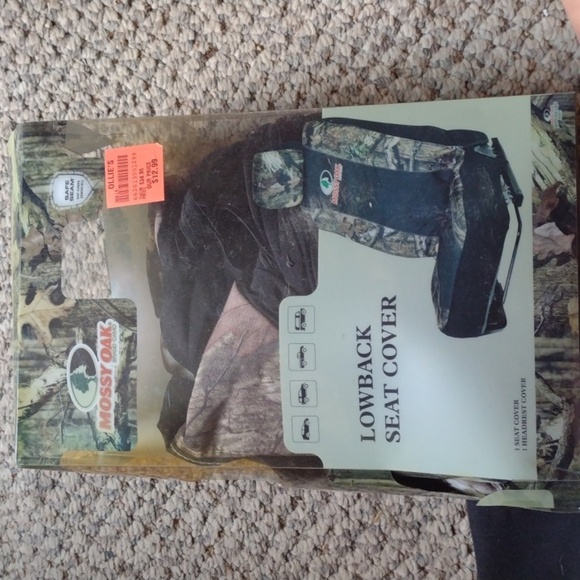 Mossy oak lowback seat cover - Picture 1 of 3